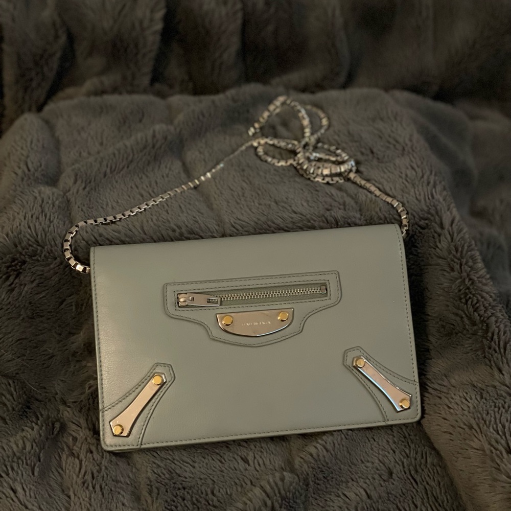 Balenciaga city wallet on chain bag